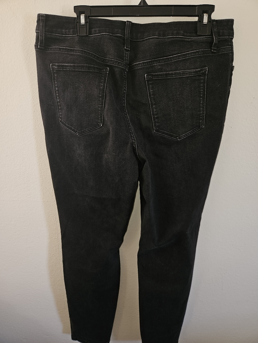 Simply Vera Vera Wang Womans Black Skinny Jeans Size 16 - Picture 10 of 15